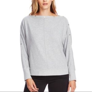 Vince Camuto Snap Trim Dolman Sleeve Sweater (NWT)
